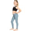 imageSTRETCH IS COMFORT Girls Cotton Footless Leggings  Stretchy  Size 216Slate Blue