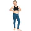 imageSTRETCH IS COMFORT Girls Cotton Footless Leggings  Stretchy  Size 216Teal