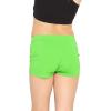imageSTRETCH IS COMFORT Girls Nylon Spandex Stretch Booty ShortsLime Green