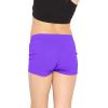 imageSTRETCH IS COMFORT Girls Nylon Spandex Stretch Booty ShortsPurple