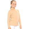imageSTRETCH IS COMFORT Girls Oh So Soft Long Sleeve Turtleneck  Youth Size 216Beige