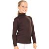 imageSTRETCH IS COMFORT Girls Oh So Soft Long Sleeve Turtleneck  Youth Size 216Brown