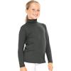 imageSTRETCH IS COMFORT Girls Oh So Soft Long Sleeve Turtleneck  Youth Size 216Charcoal Gray