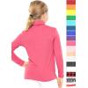 imageSTRETCH IS COMFORT Girls Oh So Soft Long Sleeve Turtleneck  Youth Size 216Hot Pink