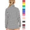 imageSTRETCH IS COMFORT Girls Oh So Soft Long Sleeve Turtleneck  Youth Size 216Houndstooth