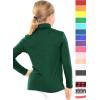 imageSTRETCH IS COMFORT Girls Oh So Soft Long Sleeve Turtleneck  Youth Size 216Hunter Green