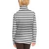 imageSTRETCH IS COMFORT Girls Oh So Soft Long Sleeve Turtleneck  Youth Size 216Nautical Black Stripes