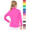 imageSTRETCH IS COMFORT Girls Oh So Soft Long Sleeve Turtleneck  Youth Size 216Neon Hot Pink