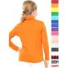 imageSTRETCH IS COMFORT Girls Oh So Soft Long Sleeve Turtleneck  Youth Size 216Orange