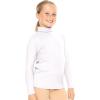 imageSTRETCH IS COMFORT Girls Oh So Soft Long Sleeve Turtleneck  Youth Size 216White
