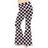 imageSTRETCH IS COMFORT Girls Stretch Bell Bottoms Flare Pants Little  Big Kid Ruffle Bootcut Leggings  Sizes 214Checkered Black and White