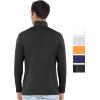 imageSTRETCH IS COMFORT Mens Oh So Soft Luxe Long Sleeve Stretch TurtleneckBlack