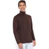 imageSTRETCH IS COMFORT Mens Oh So Soft Luxe Long Sleeve Stretch TurtleneckBrown