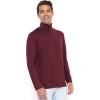 imageSTRETCH IS COMFORT Mens Oh So Soft Luxe Long Sleeve Stretch TurtleneckBurgundy