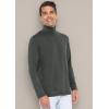 imageSTRETCH IS COMFORT Mens Oh So Soft Luxe Long Sleeve Stretch TurtleneckCharcoal Gray