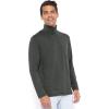 imageSTRETCH IS COMFORT Mens Oh So Soft Luxe Long Sleeve Stretch TurtleneckCharcoal Gray