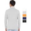 imageSTRETCH IS COMFORT Mens Oh So Soft Luxe Long Sleeve Stretch TurtleneckHeather Gray