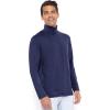 imageSTRETCH IS COMFORT Mens Oh So Soft Luxe Long Sleeve Stretch TurtleneckNavy Blue
