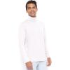 imageSTRETCH IS COMFORT Mens Oh So Soft Luxe Long Sleeve Stretch TurtleneckWhite