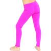 imageSTRETCH IS COMFORT Oh So Soft Solid Youth Girls and Plus Size Leggings  Comfortable Fit for Everyday Activities  Size 216Neon Hot Pink