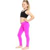 imageSTRETCH IS COMFORT Oh So Soft Solid Youth Girls and Plus Size Leggings  Comfortable Fit for Everyday Activities  Size 216Neon Hot Pink