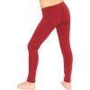 imageSTRETCH IS COMFORT Oh So Soft Solid Youth Girls and Plus Size Leggings  Comfortable Fit for Everyday Activities  Size 216Red
