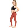 imageSTRETCH IS COMFORT Oh So Soft Solid Youth Girls and Plus Size Leggings  Comfortable Fit for Everyday Activities  Size 216Rust