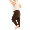 imageSTRETCH IS COMFORT Toddler Infant Leggings Tights 2 Pack  Stretchy Leggings  3 Months  24 MonthsBlack  Brown