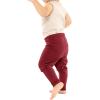 imageSTRETCH IS COMFORT Toddler Infant Leggings Tights 2 Pack  Stretchy Leggings  3 Months  24 MonthsBlack  Burgundy