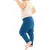 imageSTRETCH IS COMFORT Toddler Infant Leggings Tights 2 Pack  Stretchy Leggings  3 Months  24 MonthsBlack  Teal