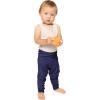 imageSTRETCH IS COMFORT Toddler Infant Leggings Tights 2 Pack  Stretchy Leggings  3 Months  24 MonthsNavy  Navy