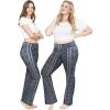 imageSTRETCH IS COMFORT Womens Foldover Plus Size Yoga PantsBoho Chakra Blue