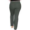 imageSTRETCH IS COMFORT Womens Foldover Plus Size Yoga PantsCharcoal Gray