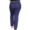 imageSTRETCH IS COMFORT Womens Foldover Plus Size Yoga PantsNavy Blue
