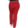 imageSTRETCH IS COMFORT Womens Foldover Plus Size Yoga PantsSolid Red