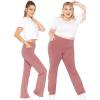imageSTRETCH IS COMFORT Womens Oh So Soft High Waist Bootcut Yoga Pants with Pocket