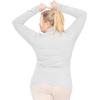 imageSTRETCH IS COMFORT Womens Plus Size Relaxed and Regular Turtleneck  XL  7XHeather Gray