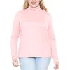 imageSTRETCH IS COMFORT Womens Plus Size Relaxed and Regular Turtleneck  XL  7XLight Pink