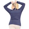 imageSTRETCH IS COMFORT Womens Plus Size Relaxed and Regular Turtleneck  XL  7XNavy Blue