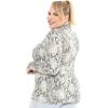 imageSTRETCH IS COMFORT Womens Plus Size Relaxed and Regular Turtleneck  XL  7XSnake