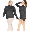 imageSTRETCH IS COMFORT Womens and Plus Relaxed and Regular Turtleneck  XS 7XBlack