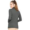imageSTRETCH IS COMFORT Womens and Plus Relaxed and Regular Turtleneck  XS 7XCharcoal Gray