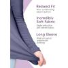 imageSTRETCH IS COMFORT Womens and Plus Relaxed and Regular Turtleneck  XS 7XCharcoal Gray