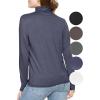 imageSTRETCH IS COMFORT Womens and Plus Relaxed and Regular Turtleneck  XS 7XNavy Blue