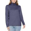 imageSTRETCH IS COMFORT Womens and Plus Relaxed and Regular Turtleneck  XS 7XNavy Blue
