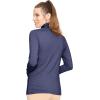 imageSTRETCH IS COMFORT Womens and Plus Relaxed and Regular Turtleneck  XS 7XNavy Blue