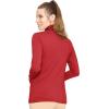 imageSTRETCH IS COMFORT Womens and Plus Relaxed and Regular Turtleneck  XS 7XRed