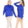 imageSTRETCH IS COMFORT Womens and Plus Relaxed and Regular Turtleneck  XS 7XRoyal Blue
