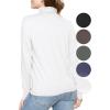 imageSTRETCH IS COMFORT Womens and Plus Relaxed and Regular Turtleneck  XS 7XWhite