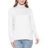 imageSTRETCH IS COMFORT Womens and Plus Relaxed and Regular Turtleneck  XS 7XWhite